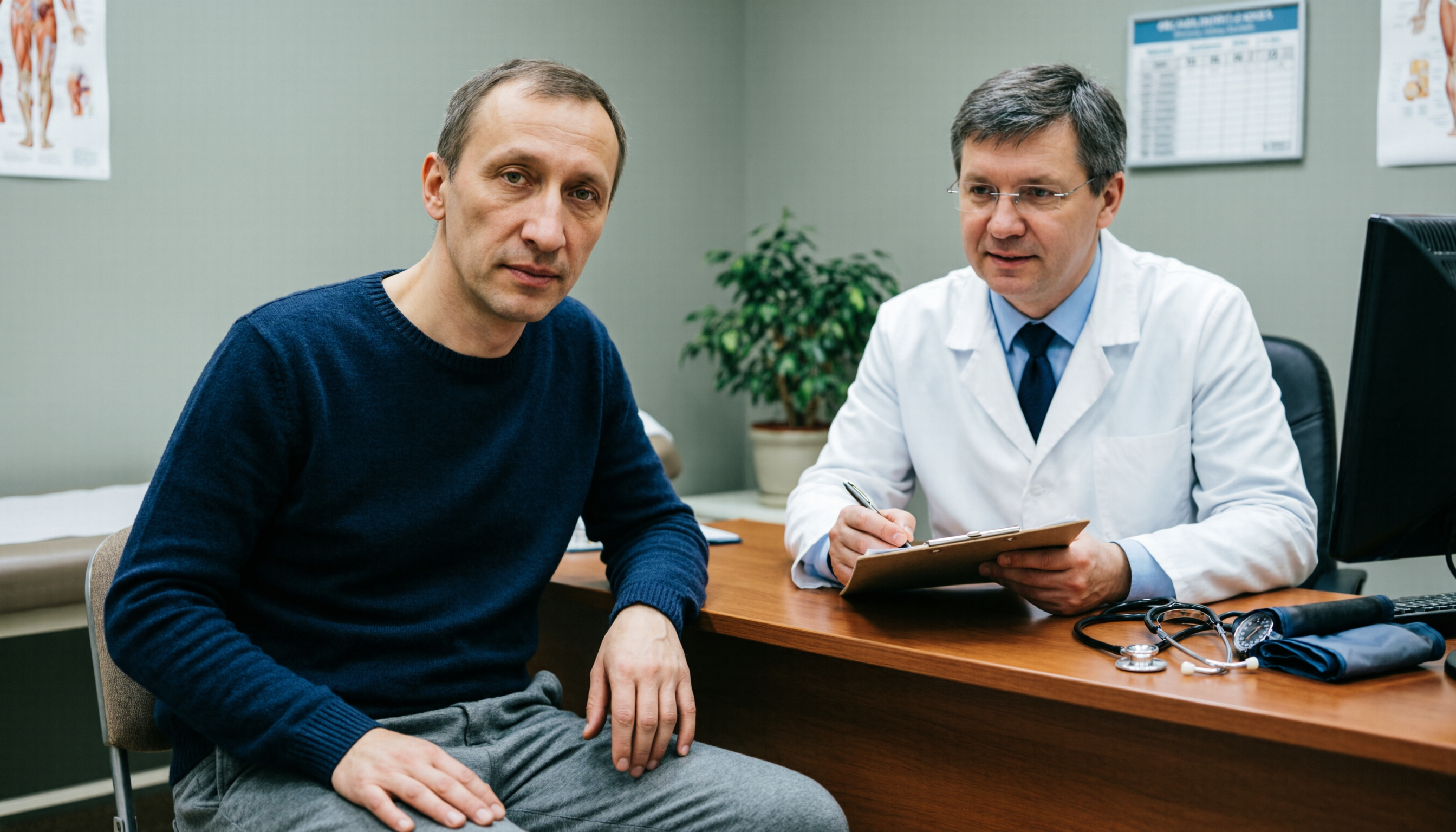 Уплотнение на половом члене: причины, симптомы и лечение
